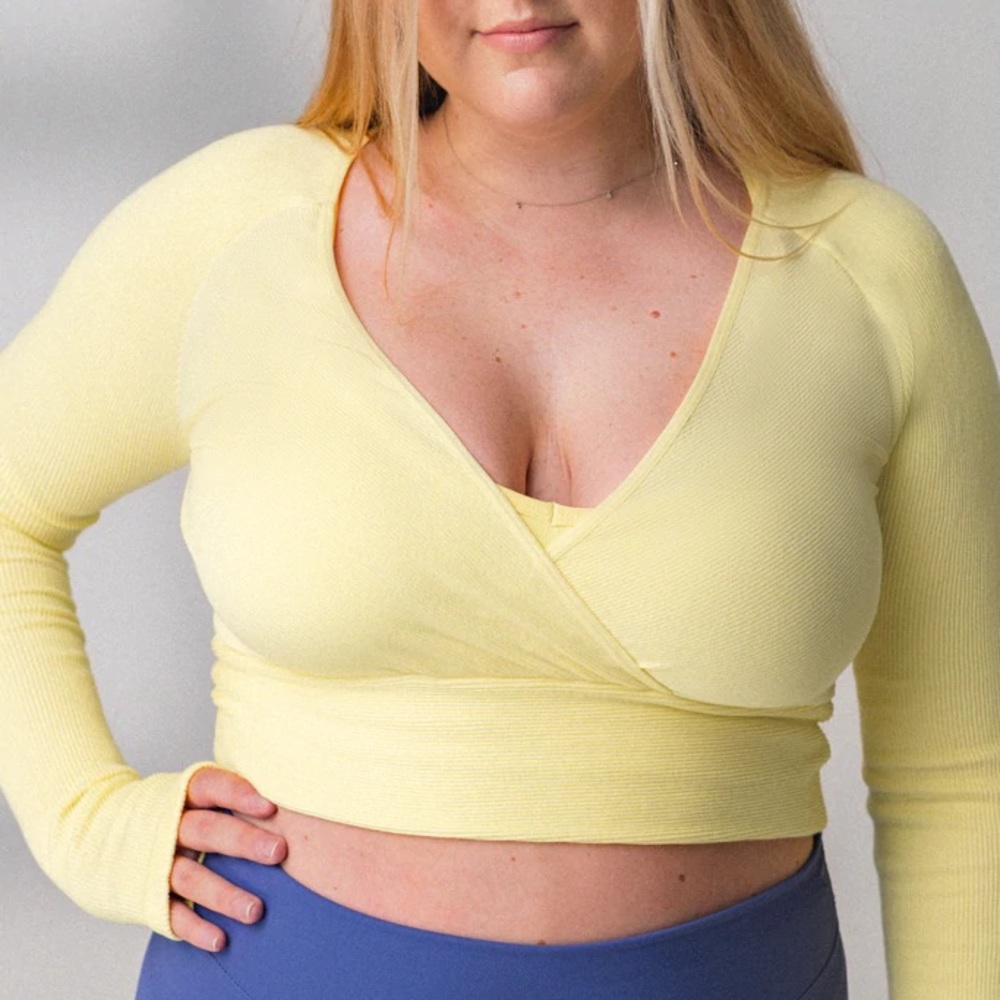 Balance Athletica Infinity Wrap Top- Citrine